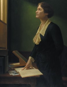 oil painting of Cecilia Payne-Gaposchkin