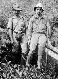 Ernst Mayr (right) and his Malay mantri (field assistant), Sario