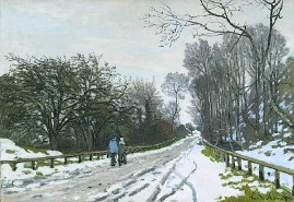 Road toward the Farm, Saint-Simeon, Honfleur, c. 1867, by Claude Monet