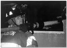 Michael Cassidy '95 on the job.