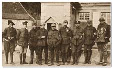 In 1915 Waldo Peirce '07, far right, 