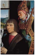 Donor and saint, by a follower of Gerard David.