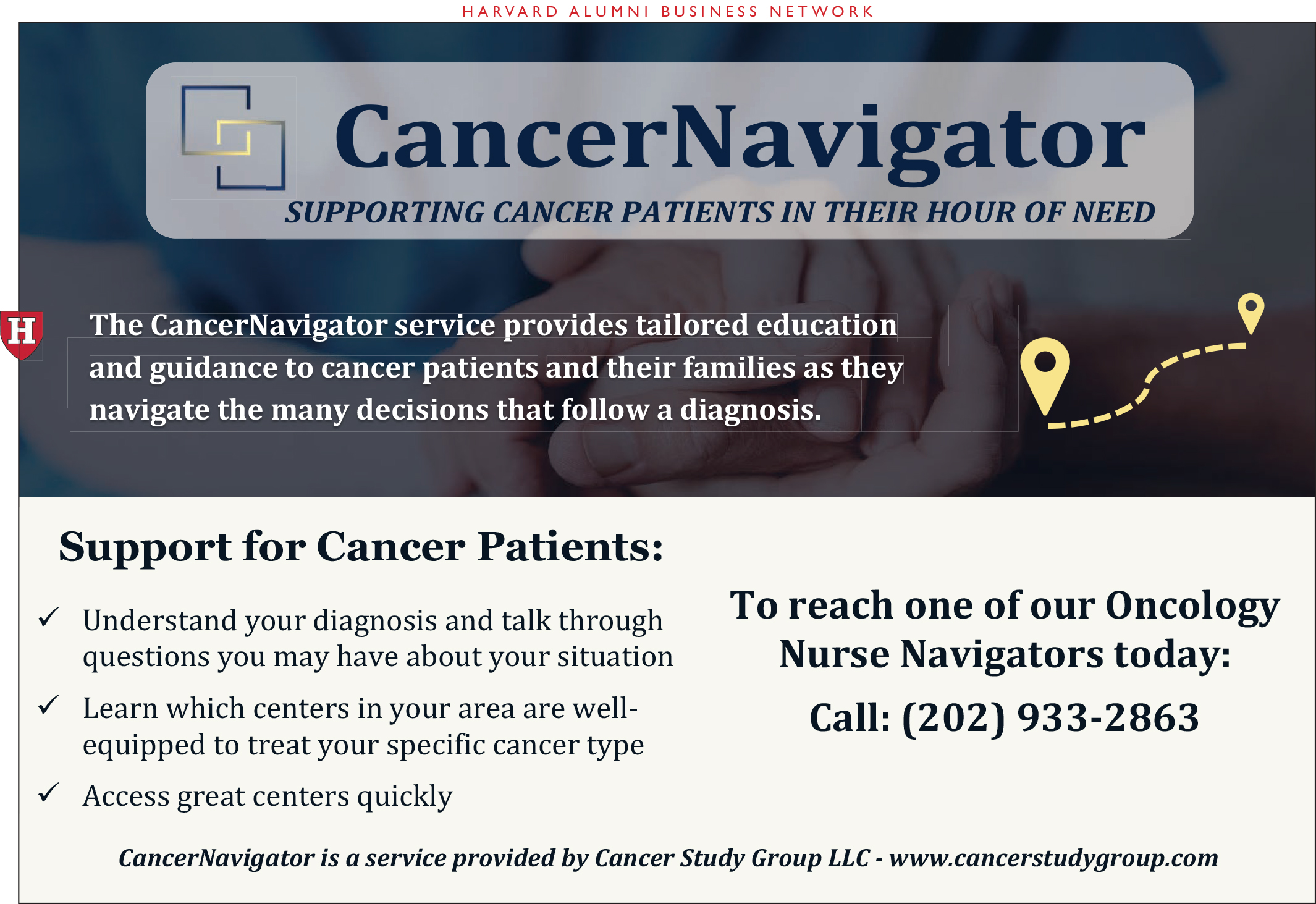 Cancer Navigator. Supporting Cancer Patients in their hour of need. 