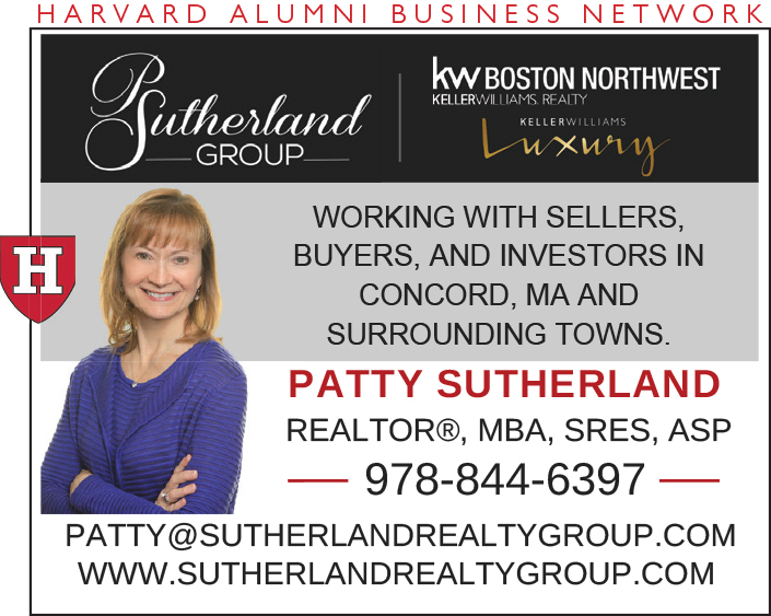 Caucasian woman with blonde shoulder-length hair in a bluish, purple top w/ her arms folded. P.  Sutherland Group, Keller Williams Realty, KW Northwest. Working with sellers, buyers, and investors in Concord, MA and surrounding towns. 