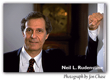 Neil Rudenstine. Photograph by Jon Chase.