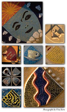 Ceramic visions of veritas. Photographs by Flint Born.