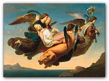 Reinstalled: von Blaas's Saint Catherine.