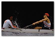 Rowers. 