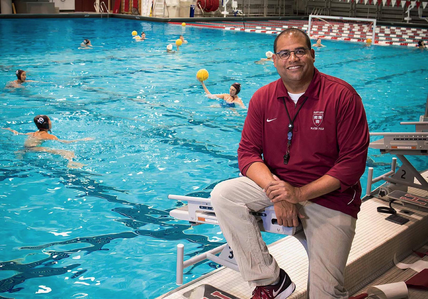 profile of Harvard water polo coach Ted Minnis | Harvard Magazine