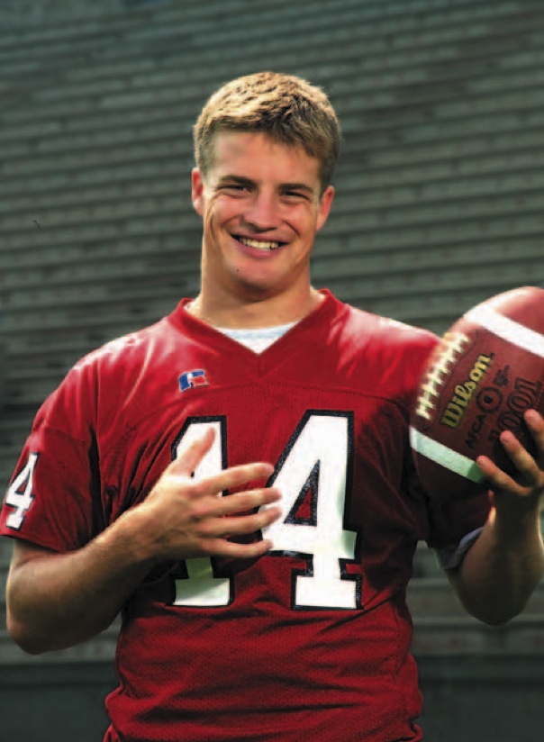 Harvard quarterback Ryan Fitzpatrick 