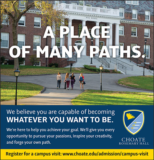Choate Rosemary Hall ad