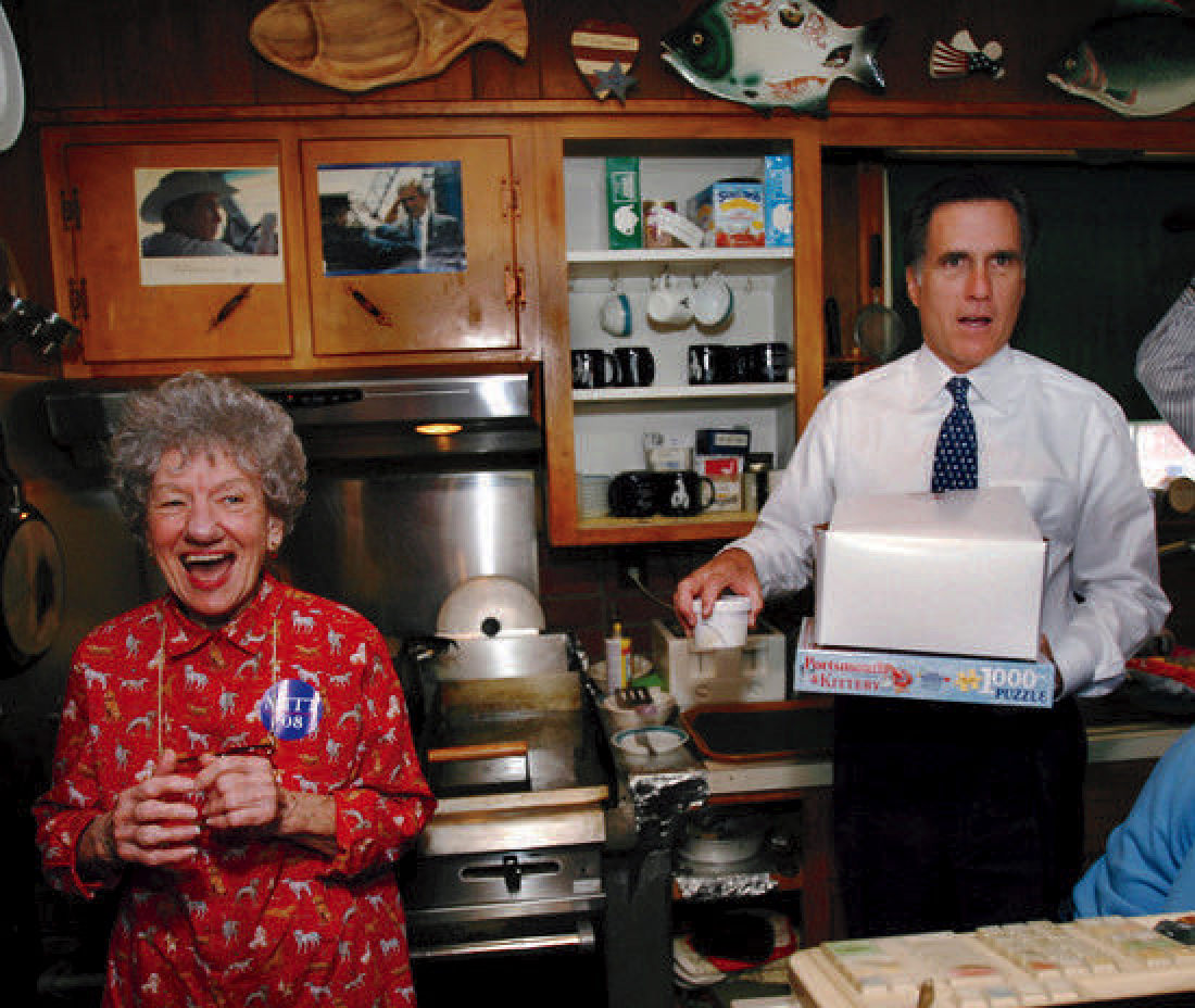 Historic New Hampshire primary with candidate Mitt Romney 