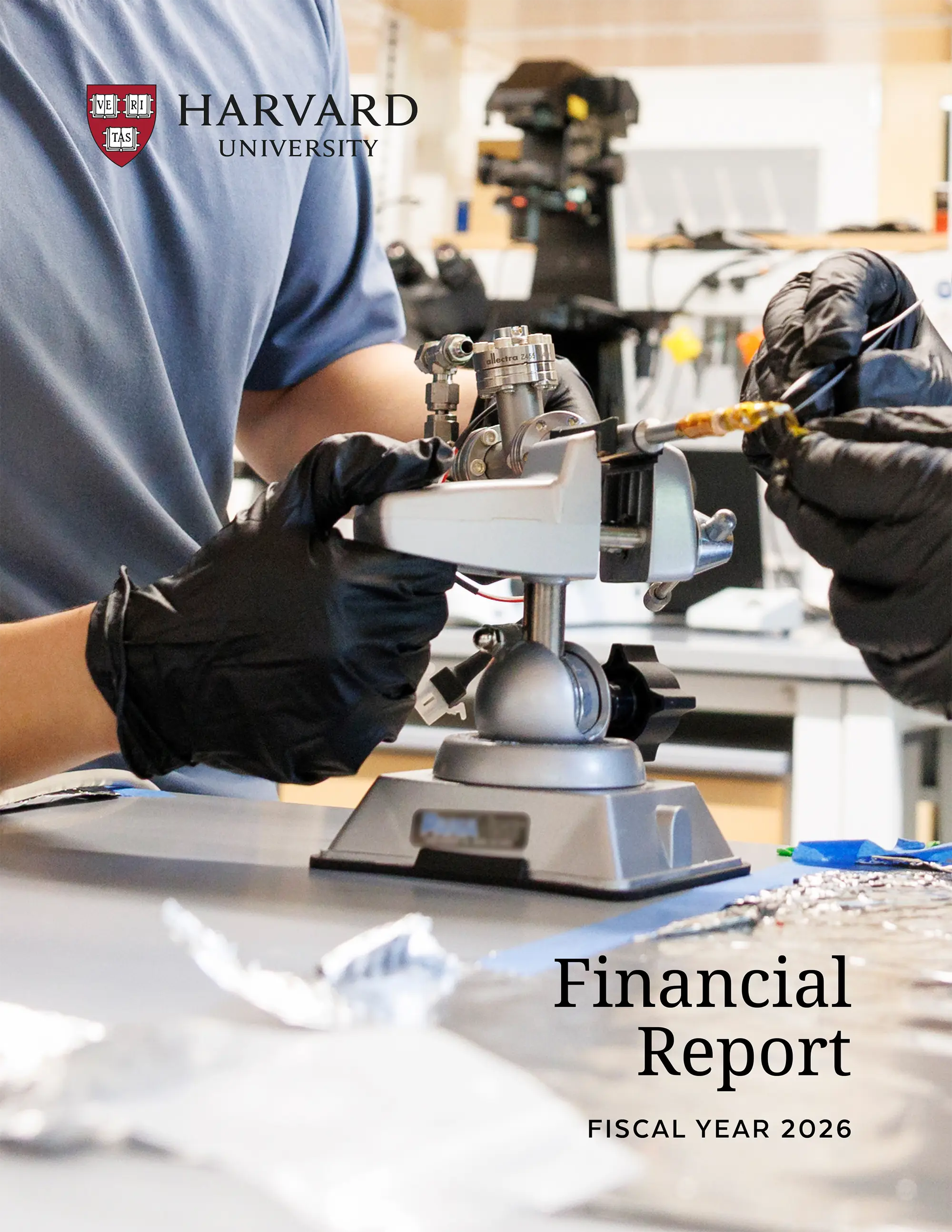 Harvard University Financial Report Cover