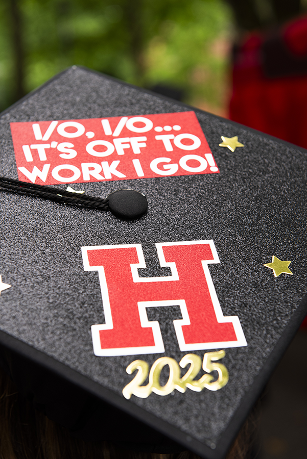 Mortarboard decorated
