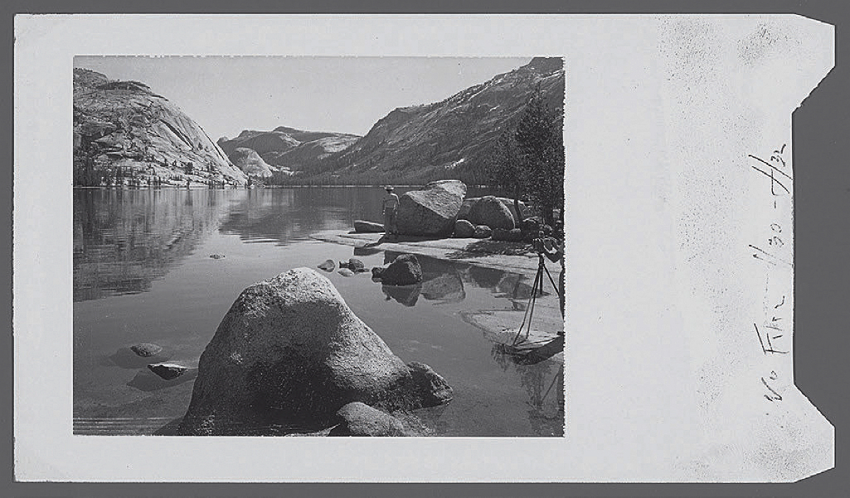 Ansel Adams's serene photograph of Tenaya Lake, 1967.