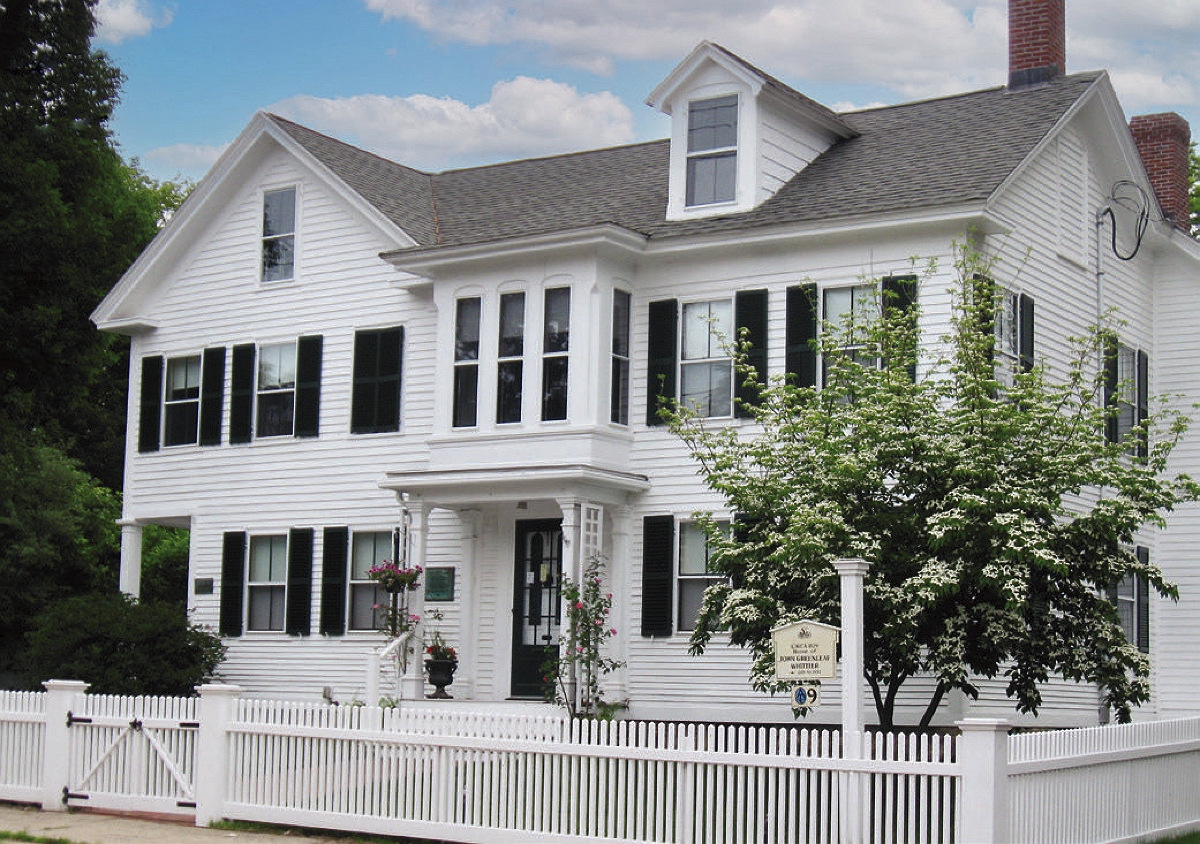 John Greenleaf Whittier's home as an adult in Amesbury