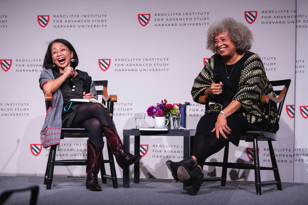  Neferti X.M. Tadiar and Angela Davis speaking