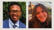 headshots of Allan Scholars Chibuikem Uche and Grace O’Sullivan