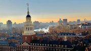 view of Harvard University, Charles River, and surrounding Cambridge areas 