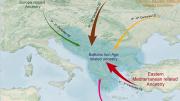 map depicting Roman Empire