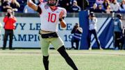 Against Yale, sophomore quarter- back Jaden Craig turned to the air, completing 20 passes in 33 attempts for 245 yards and two touchdowns.