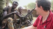 Nicholas Kristof reporting in the Sudan, 2012