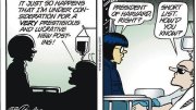 "Doonesbury" comic nominating Duke for Harvard president
