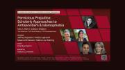 Event advertisement for pernicious prejudice panel