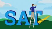 An illustration envisioning a remade SAT test