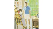 Fairfield Porter's “Self-Portrait in the Studio,” painted in 1948