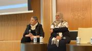 Bereaved mothers Romi Damelin and Laila Alsheikh