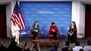  From left: Margrethe Vestager,  Baroness Beeban Kidron,  Maria Ressa, and Shoshana Zuboff