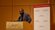 Reginald Dwayne Betts speaks at Cambridge Public Library