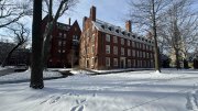 Massachusetts Hall, home to the Harvard president and provost offices