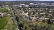 aerial view of Coldwater Creek in Florissant, Mo.