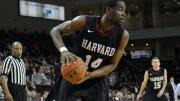 Senior co-captain Steve Moundou-Missi helped anchor a strong Harvard front court in the win over Bryant.