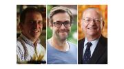 Headshots of Marc Lipsitch, William Hanage, Barry Bloom
