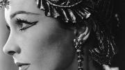 McBean’s favorite model—and muse—was Vivien Leigh (1913-1967), here photographed for a 1951 production of  George Bernard Shaw’s <i>Caesar and Cleopatra.</i>