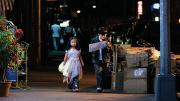 A production still from <i>Children of Invention,</i> with Crystal Chiu as Tina and Michael Chen as Raymond