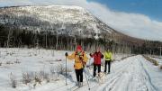 The ECG is not just for walkers and cyclists; even in winter, the Downeast Sunrise Trail in far northern Maine can be enjoyed by skiers and snowmobilers alike.
