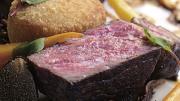 New York strip beef with croquettes