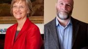 Drew Faust and Jay M. Harris