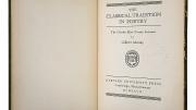 The first Norton Lecture (1927), by Gilbert Murray, professor of Greek at Oxford