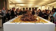 The 2009 event <i>Creation</i> included a ton of barbecued ribs, plus tongs, with honey dripping on them.