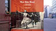 The <i>West Side Story</i> cover superimposed on the place where it was originally photographed.