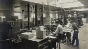 Another view of early digs in Randall Hall