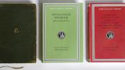 Three of the hundreds of volumes in the Loeb Classical Library