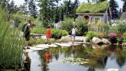 Part of the children&rsquo;s arena at Coastal Maine Botanical Gardens