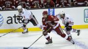 Harvard and Northeastern in 2011 Beanpot action