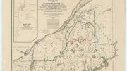 Map of the boundary lines between the United States and the adjacent British provinces, drawn by Thomas Jefferson Lee, published for the United States House of Representatives (Washington D.C., 1843)